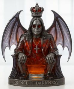 Ozzy Osbourne “Prince of Darkness” Whiskey Bottle