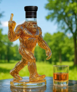 Funny Bigfoot Whiskey Bottle – Limited Edition