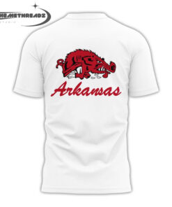 Arkansas “Razorbacks Family” 2026 Special White 3D T-Shirt