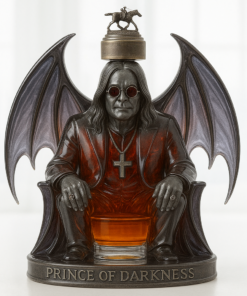 Ozzy Osbourne “Prince of Darkness” Whiskey Bottle