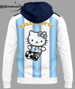 Argentina National Soccer FIFA World Cup 2026 Hello Kitty Hoodie & Tee