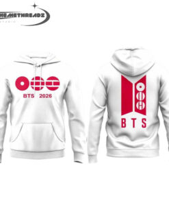 BTS Arirang World Tour 2026 White Hoodie/Tee/Sweatshirt
