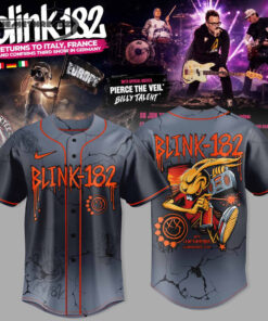 Blink-182 EUROPE 2027 Limited Baseball Jersey Blink-182 EUROPE 2027 Limited Baseball Jersey
