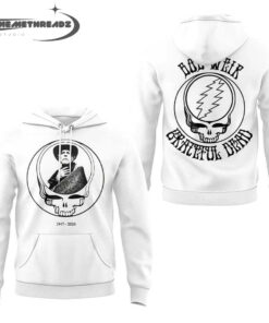 Beautiful Dead Bob Weir In Loving Memory Edition White Hoodie & Tee