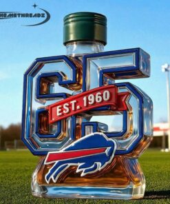 Buffalo Bills 65th Anniversary Limited Edition Whiskey Bottle