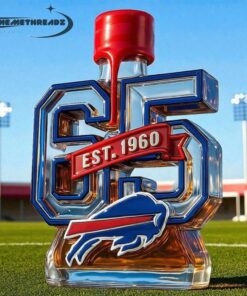 Buffalo Bills 65th Anniversary Limited Edition Whiskey Bottle