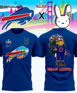 Buffalo Bills Bad Bunny Super Bowl 2026 Hoodie/Tee