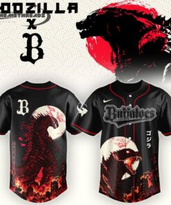 Buffaloes Special Godzilla Minus Zero Baseball Jersey