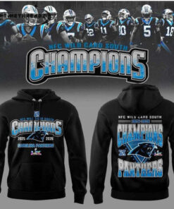 Carolina Panthers Nfc Wild Card South Champions Hoodie & Tee Carolina Panthers Nfc Wild Card South Champions Hoodie & Tee