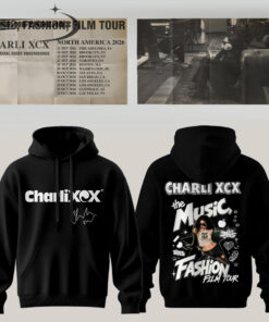 Charli XCX Music, Fashion, Film Tour Hoodie 2026 Edition