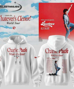Charlie Puth Whatevers Clever World Tour 2026 Hoodie & Tee