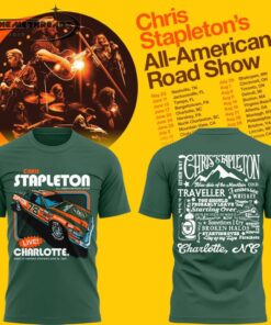Chris Stapleton “All-American Road Show” in Charlotte, NC 3D T-shirt