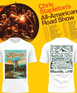 Chris Stapleton “All-American Road Show” in Charlotte, NC 3D T-shirt
