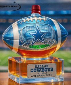 Dallas Cowboys “America’s Team” Football Championship Whiskey Bottle
