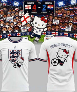 England Football 2026 World Cup Hello Kitty Night Hoodie & Tee