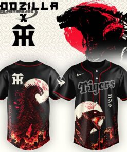 Hanshin Tigers Special Godzilla Minus Zero  Baseball Jersey