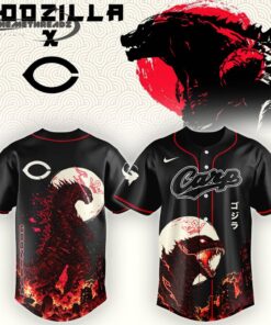 Hiroshima Toyo Carp Special Godzilla Minus Zero Baseball Jersey