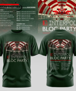 Interpol X Bloc Party – UK & EU Tour 2026 Hoodie & Tee