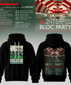 Interpol X Bloc Party – UK & EU Tour 2026 New Hoodie & Tee