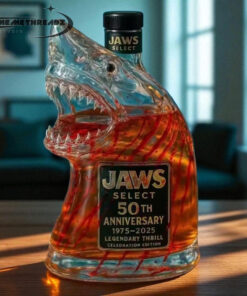 Jaws Movie 50th Anniversary Limited Edition Whiskey Bottle