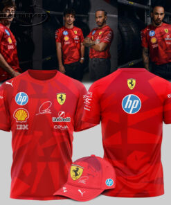 Lewis Hamilton Ferrari Signature – Hoodie & Tee