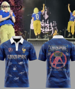 Linkin Park x From Zero World Tour 2026 Vive la FRANCE Polo