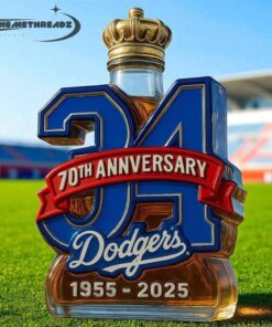 Los Angeles Dodgers 70th Anniversary Baseball Legacy Limited Edition Whiskey Bottle