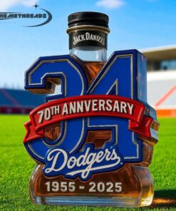 Los Angeles Dodgers 70th Anniversary Baseball Legacy Limited Edition Whiskey Bottle