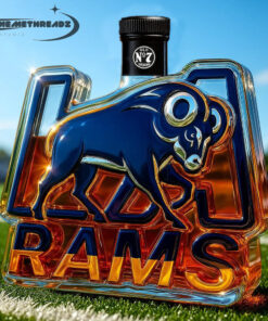 Los Angeles Rams Whiskey Bottle – Limited Edition