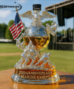 Marine Corps Commemorative 250th Anniversary Limited Edition Whiskey Bottle