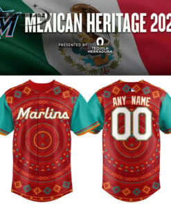 Miami Marlins 2026 Mexican Heritage Limited Premium Jersey Miami Marlins 2026 Mexican Heritage Limited Premium Jersey