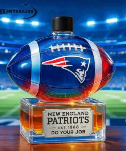 New England Patriots Legacy of the Patriots Whiskey Bottle