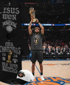 New York Knicks 2026 NBA Champions Jesus Won T-Shirt