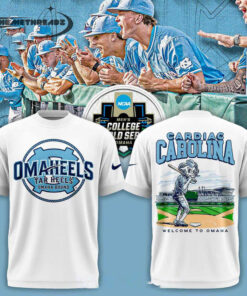North Carolina Tar Heels Cardiac Carolina Welcome To Omaha 2026 Tee Hoodie