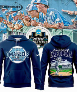 North Carolina Tar Heels Cardiac Carolina Welcome To Omaha 2026 Tee Hoodie