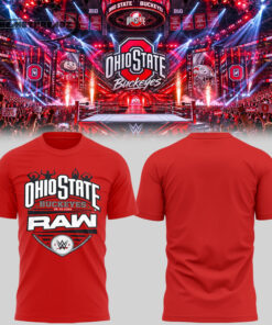 Ohio State Buckeyes  Limited Edition W.W.E Monday Night RAW At Schottenstein Center 2D Shirt