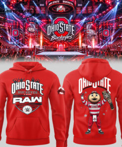 Ohio State Buckeyes Limited Edition W.W.E Monday Night RAW Schottenstein Center Hoodie
