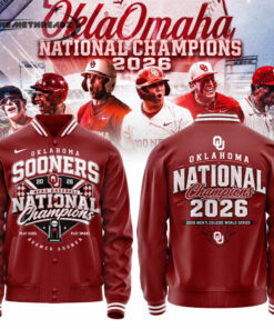 Oklahoma Baseball 2026 National Champions Baseball Jacket