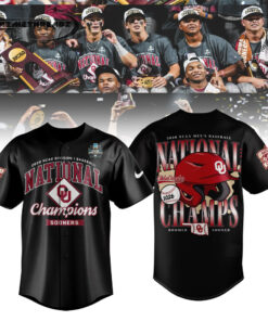 Oklahoma Baseball 2026 National Champions Baseball Jersey Oklahoma Baseball 2026 National Champions Baseball Jersey