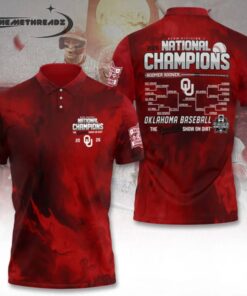 Oklahoma Baseball 2026 National Champions Limited Edition Polo