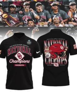 Oklahoma Baseball 2026 National Champions Polo Oklahoma Baseball 2026 National Champions Polo