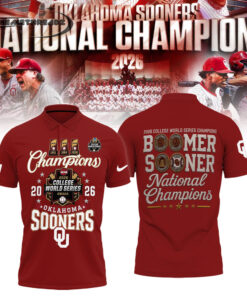 Oklahoma Baseball 2026 National Champions Polo