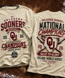 Oklahoma Baseball 2026 National Champions Shirt