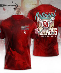 Oklahoma Baseball 2026 National Champions Special Red Hoodie & Tee
