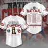 Oklahoma Baseball 2026 National Champions Special Red Baseball Jersey Oklahoma Baseball 2026 National Champions Special Red Baseball Jersey