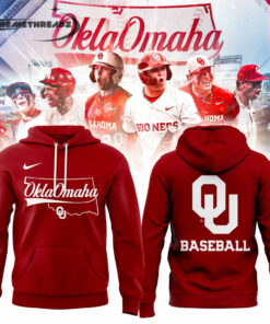 Oklahoma Baseball Omaha 2026 Men’s College World Series Hoodie & Tee