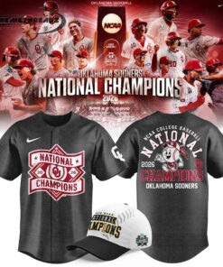 Oklahoma Sooners 2026 NCAA Baseball National Champions Jersey