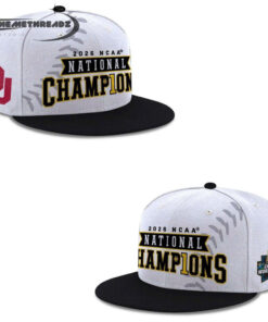 Oklahoma Sooners 2026 NCAA Baseball National Champions Snapback Hat