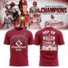 Oklahoma Sooners 2026 NCAA Division I Baseball National Champions Locker Room Two Sided T-Shirt