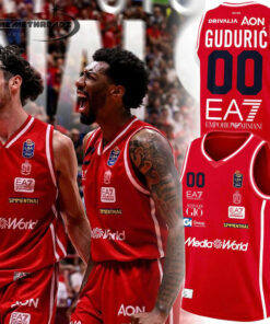 Olimpia Milano 2026 Red Basketball Jersey